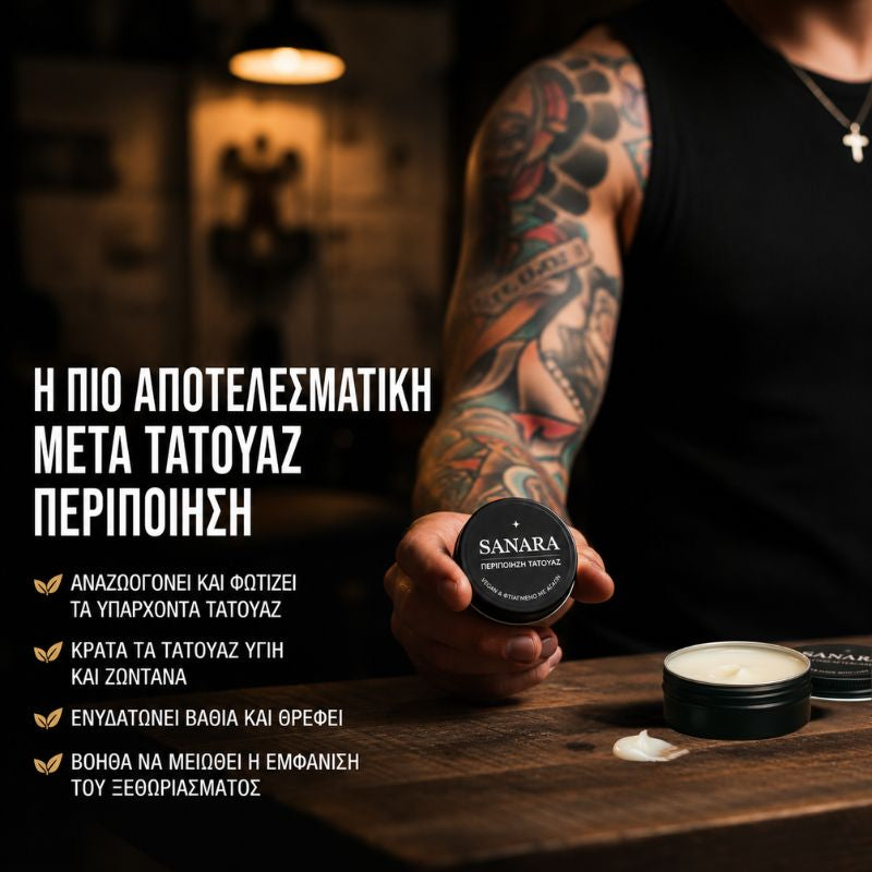 Sanara Κρέμα για ένταση και λάμψη στα τατουάζ (30ml)