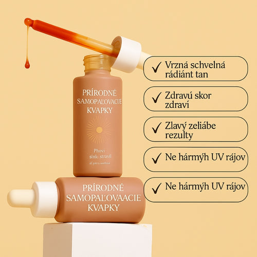 Prírodné Samoopaľovacie Kvapky