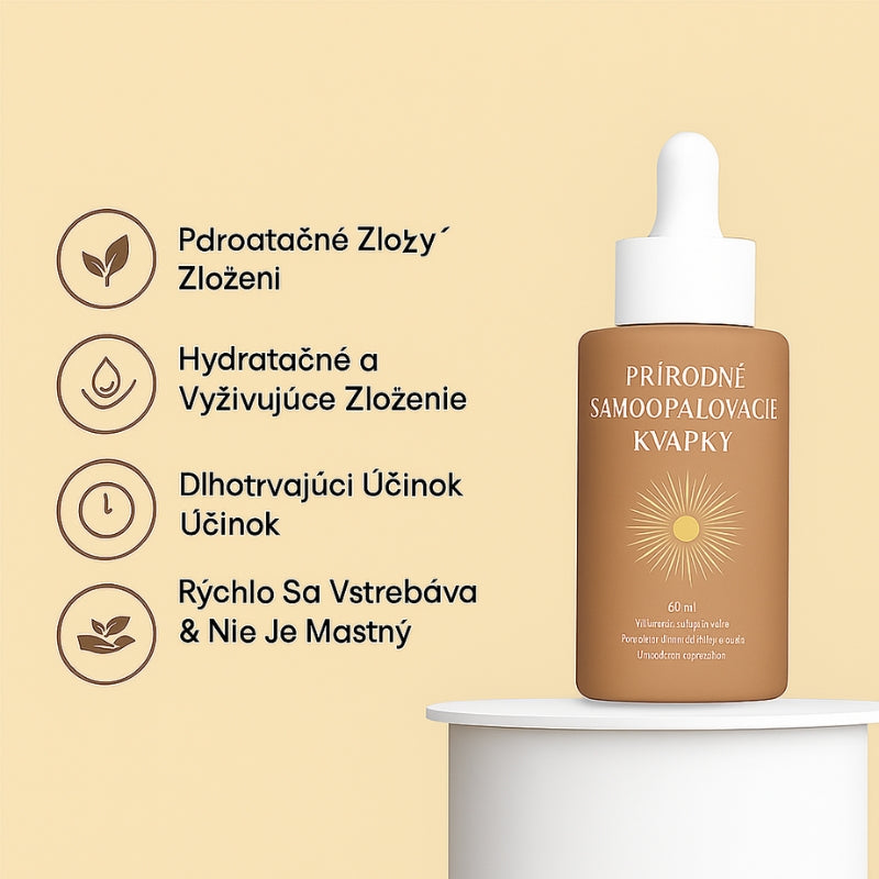 Prírodné Samoopaľovacie Kvapky