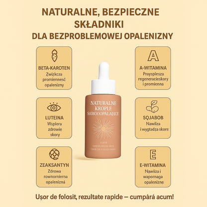 Naturalne Krople Samoopalające