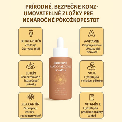 Prírodné Samoopaľovacie Kvapky