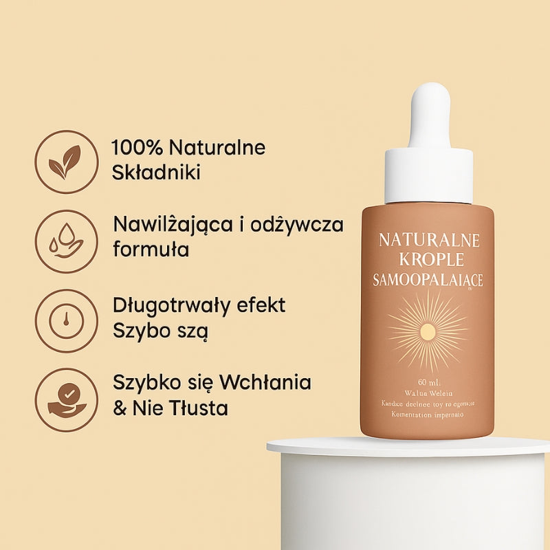 Naturalne Krople Samoopalające